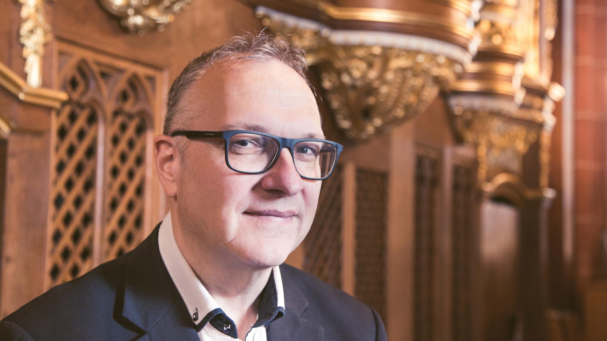 Portrait von Herrn Organist Stefan Klemm