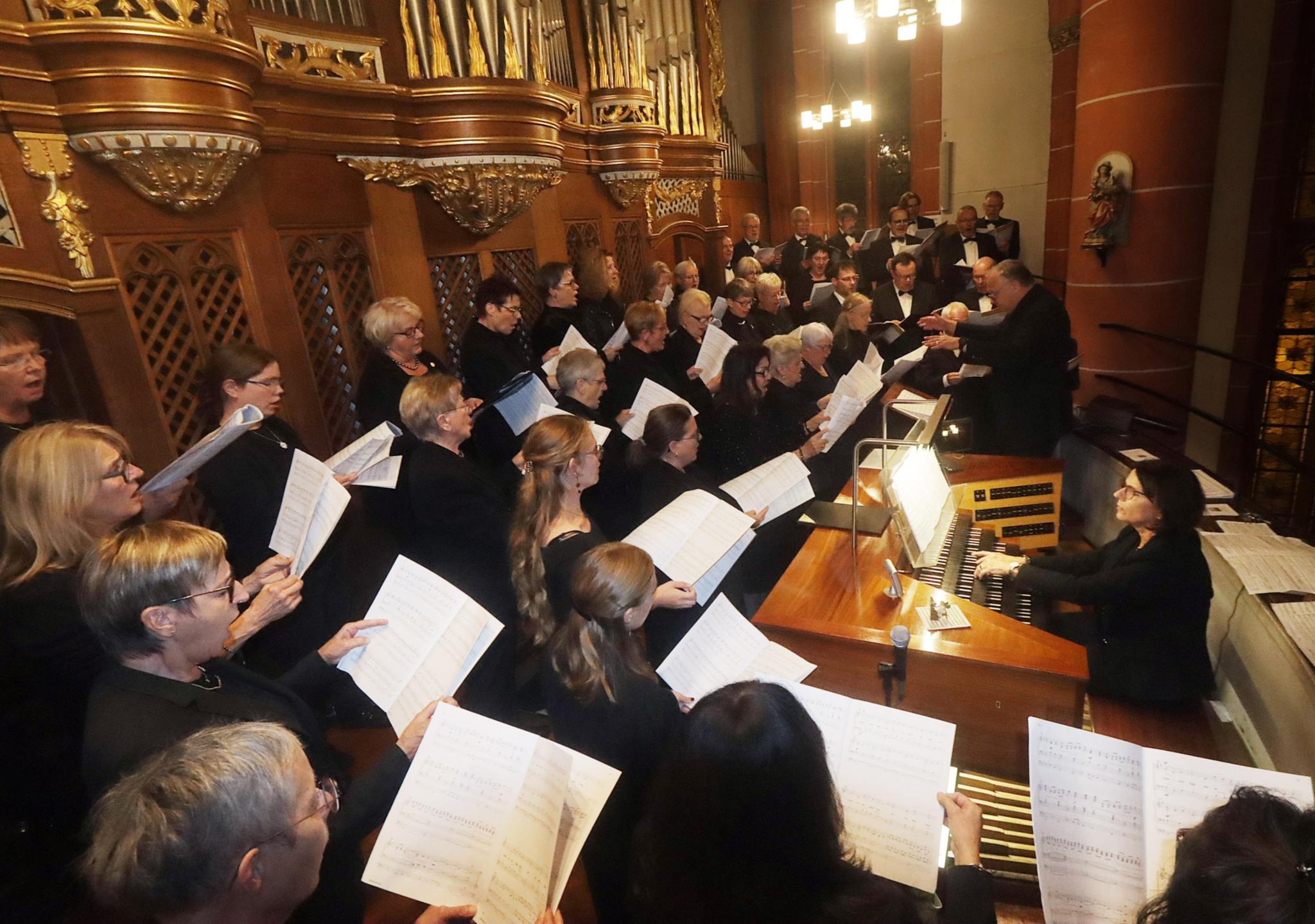 Chor der Wendalinusbasilika bei einem Konzert